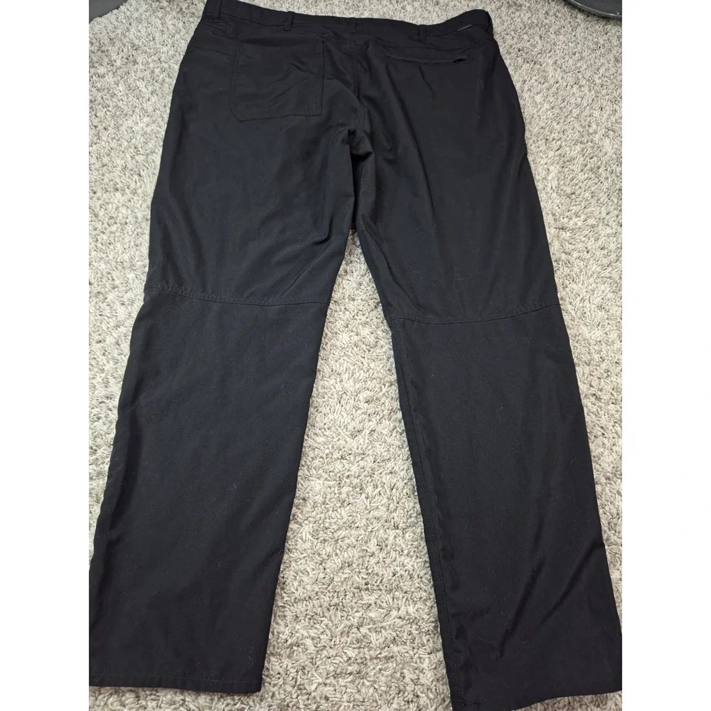 G.H. Bass & Co Men Pants Performance Trail Explorer Hiking Workwear 40x30 Black